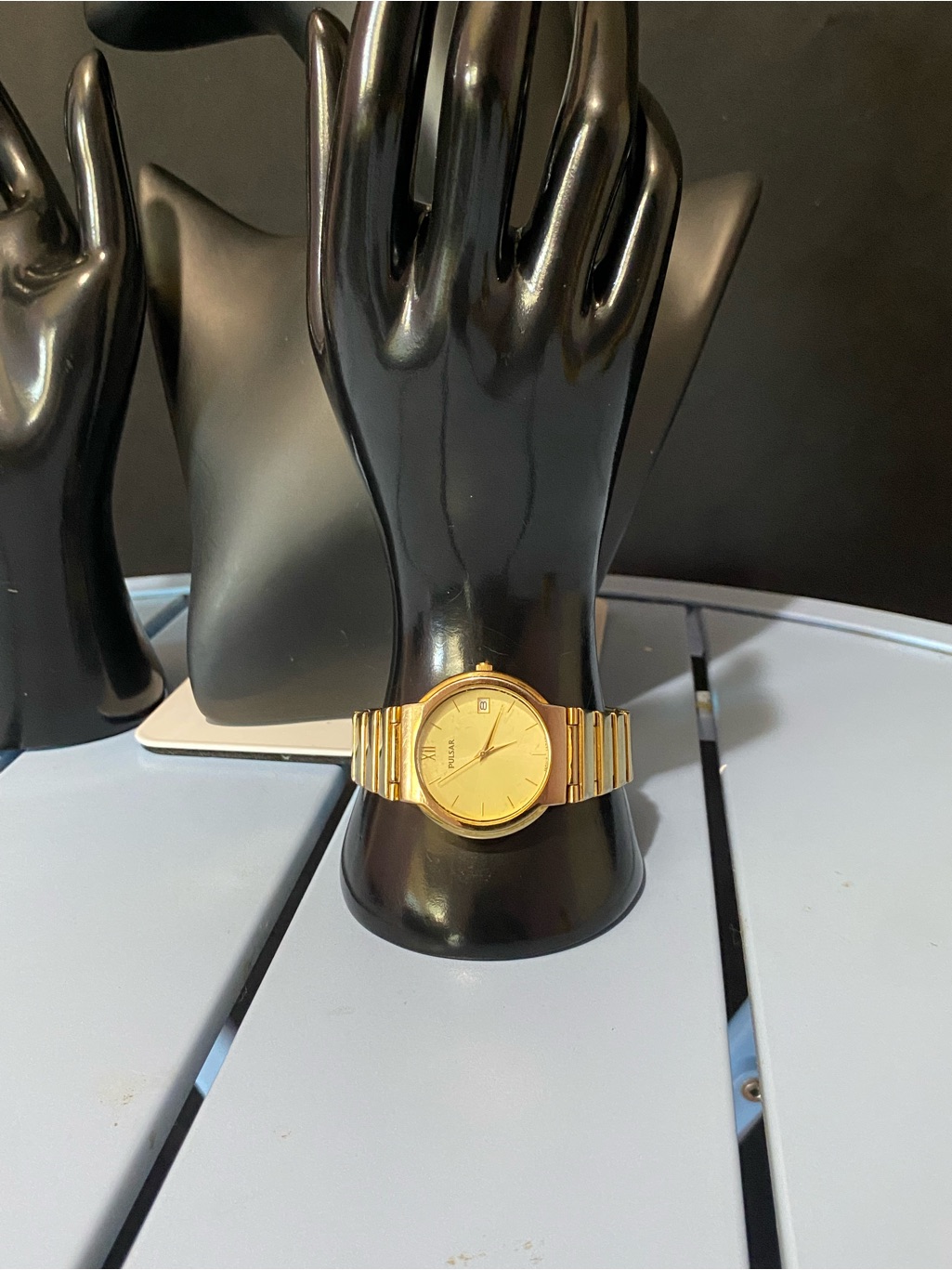 Pulsar Gold Watch Gold Watch With Gold Dial Gold Bracelet And Gold